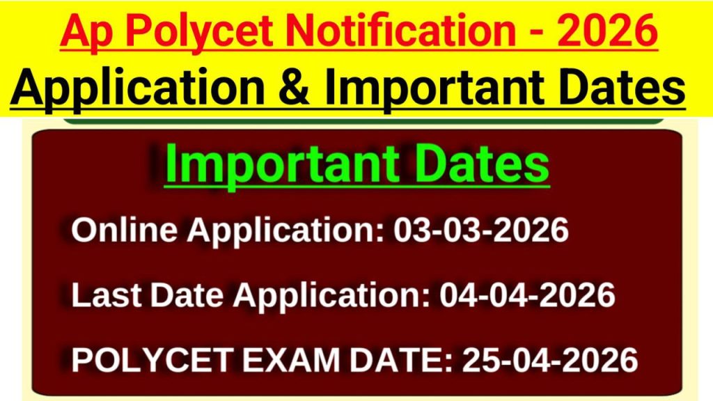 AP POLYCET - 2026 Notification