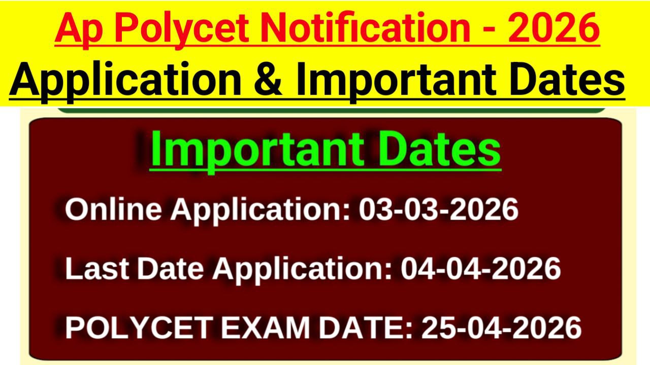 AP POLYCET - 2026 Notification